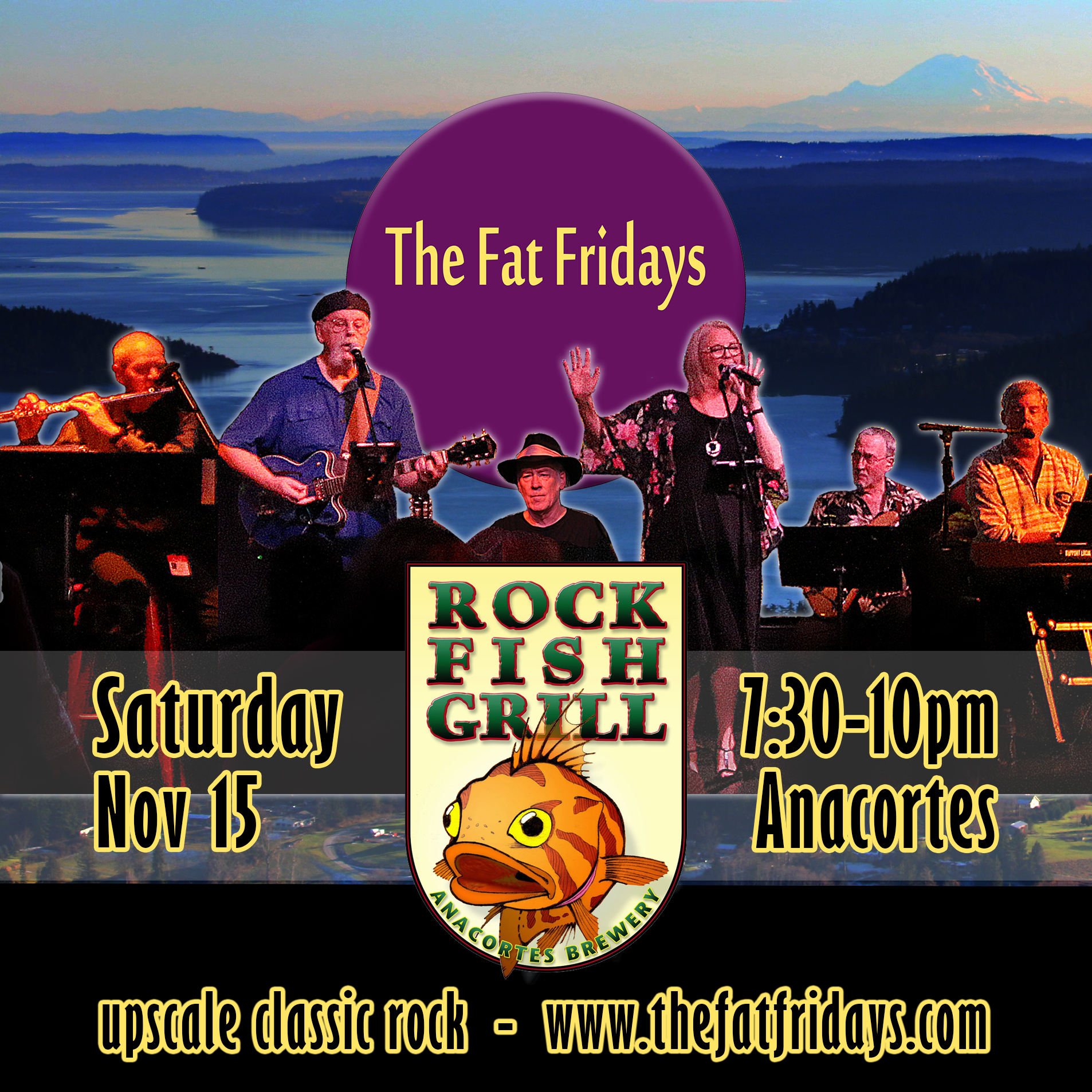 The Fat Fridays band at the Rockfish in Anacortes